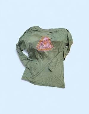 Neff Lightweight Green Long Sleeve Shirt